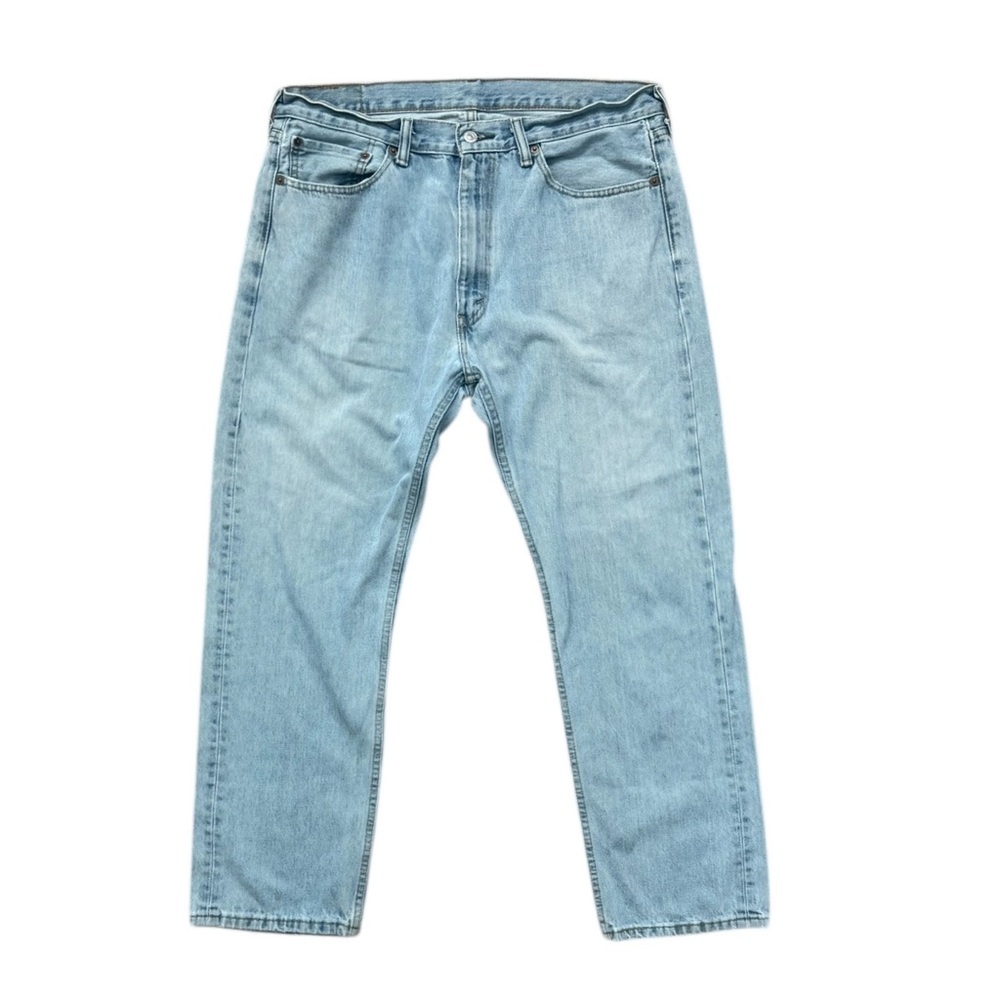 Vintage 90s Levi's Classic Light Blue Straight Cotton Mens Jeans Size 36” x 30”